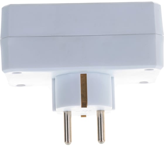 Разветвитель Jazzway Jаzzway с заземлением 16А AD-2GS 3.5кВт защитные шторки с выключателем IP20 5004788