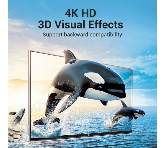 Адаптер-переходник VENTION HDMI v2.0 19M/19F AIMB0