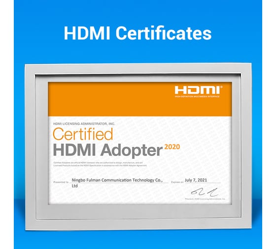Адаптер-переходник VENTION HDMI v2.0 19M/19F AIMB0