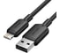 Кабель VENTION USB 2.0 AM/Lightning 8M для iPad/iPhone 2.4A Черный LAMBF 1