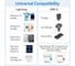 Кабель VENTION USB 2.0 AM/Lightning 8M для iPad/iPhone 2.4A Черный LAMBF 2