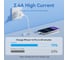 Кабель VENTION USB 2.0 AM/Lightning 8M для iPad/iPhone 2.4A Черный LAMBF 5