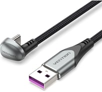 Кабель VENTION USB 2.0 CM/AM 5A - 1м. U-образный COHHF