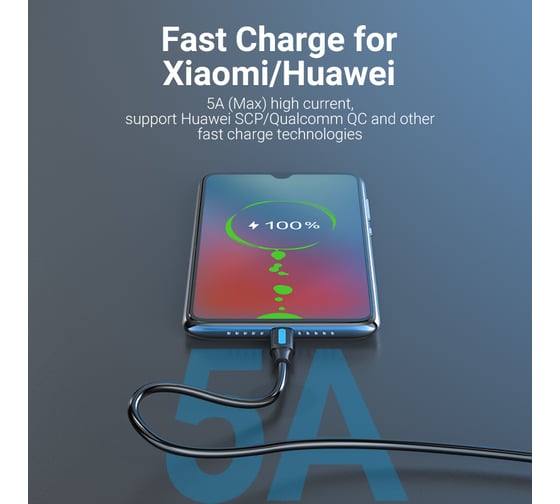 Кабель VENTION USB 2.0 CM/AM 5А - 2м. CORBH