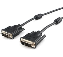 Кабель Cablexpert DVI-D single link 19M/19M экран, феррит.кольца, CCS, 3м, черный, пакет CC-DVIL-BK-10