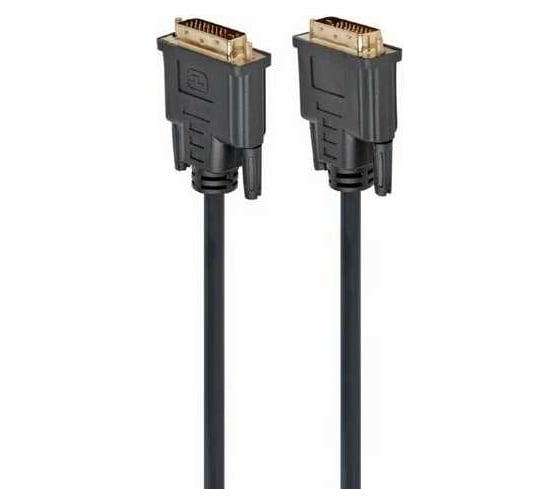 Кабель Cablexpert DVI-D single link 19M/19M экран, феррит.кольца, CCS, 3м, черный, пакет CC-DVIL-BK-10
