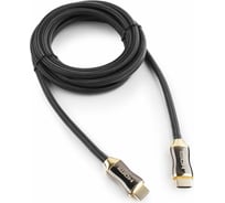 Кабель Cablexpert HDMI 3 м v2.0 M/M позол.разъемы титановый металлический корпус CC-P-HDMI03-3M