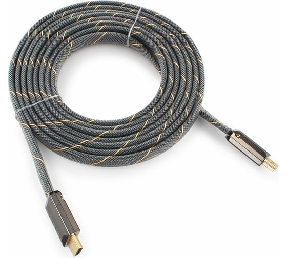 Кабель Cablexpert HDMI 3 м v2.0 M/M плоский позол.разъемы металлический корпус CC-P-HDMI04-3M
