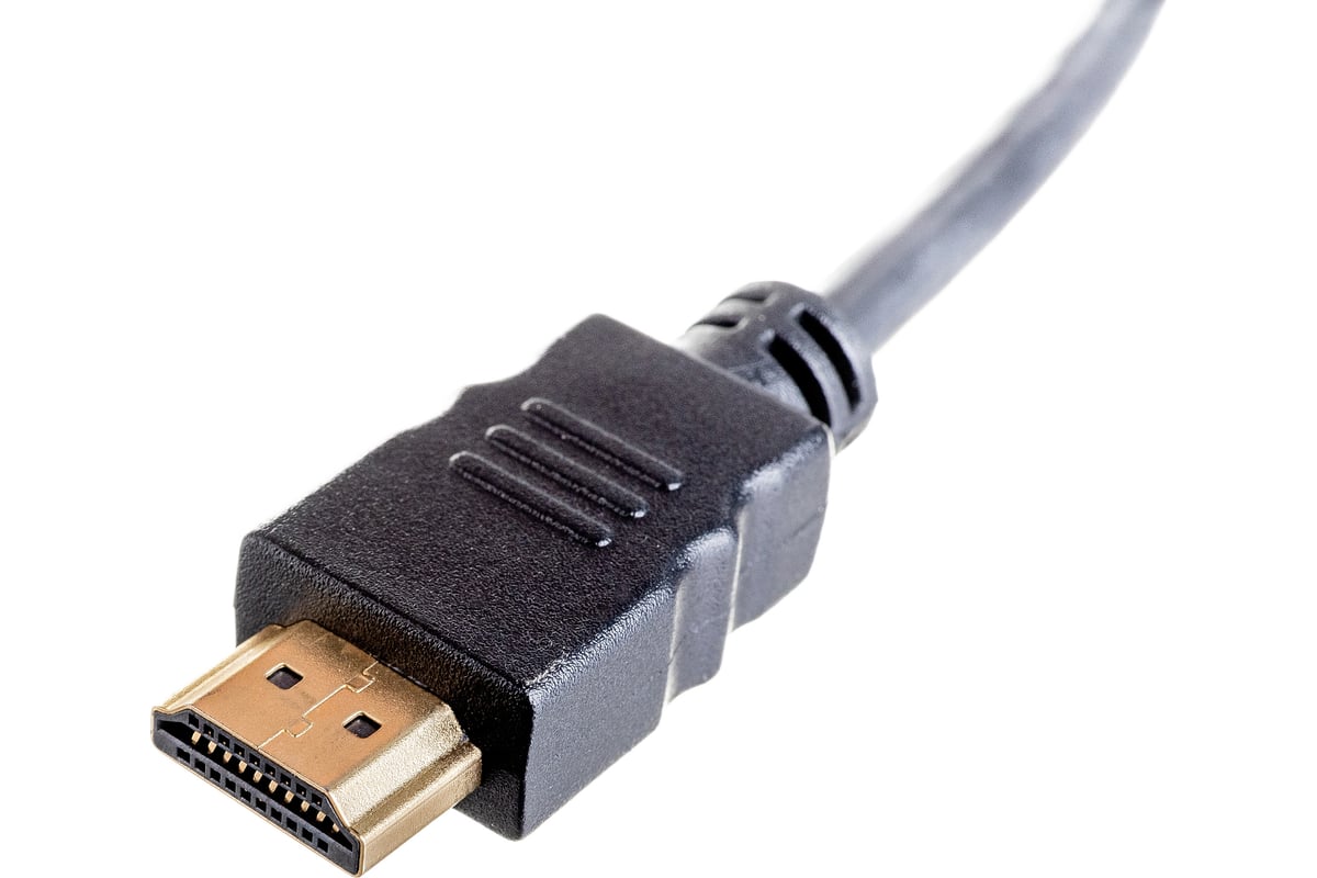 Кабель Cablexpert HDMI-VGA 19M/15M + 3.5Jack 1.8м черный медь, позол.разъемы  пакет A-HDMI-VGA-03-6 - выгодная цена, отзывы, характеристики, фото -  купить в Москве и РФ