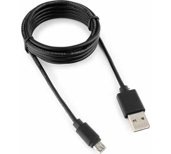Кабель Cablexpert USB 2.0 двусторонние разъемы AM/microB 5P 1.8м пакет CC-mUSBDS-6