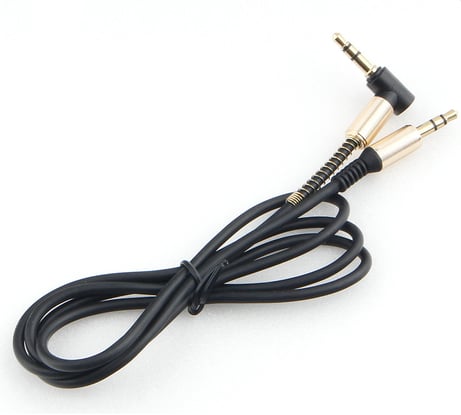 Кабель Cablexpert аудио Jack 3.5(M)/Jack 3.5(M), угловой, черный, 1м, коробка CCAB-02-35MML-1MB