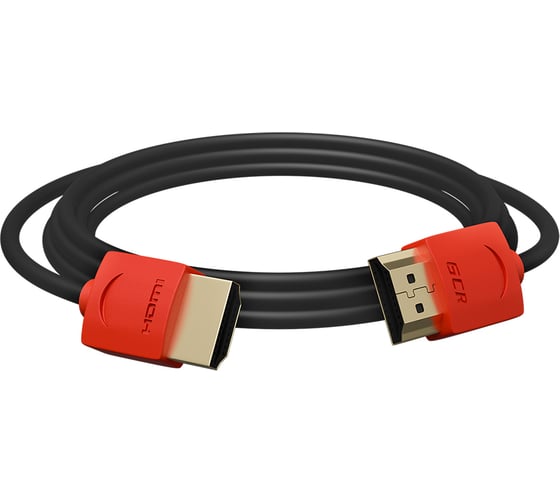 Кабель SLIM 2.0m HDMI 2.0 GCR красные коннекторы 32-32 AWG VIV51I215