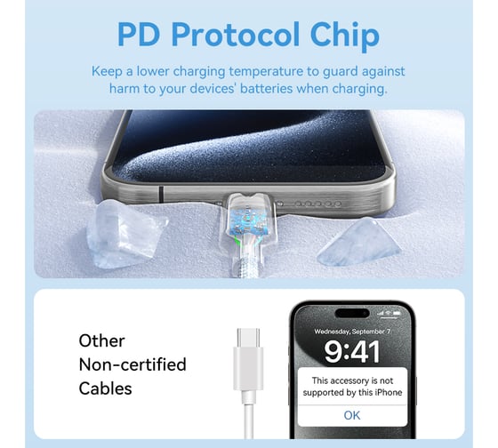 Кабель VENTION USB 2.0 CM/CM - 1м. Черный 3А PD60W TRDBF