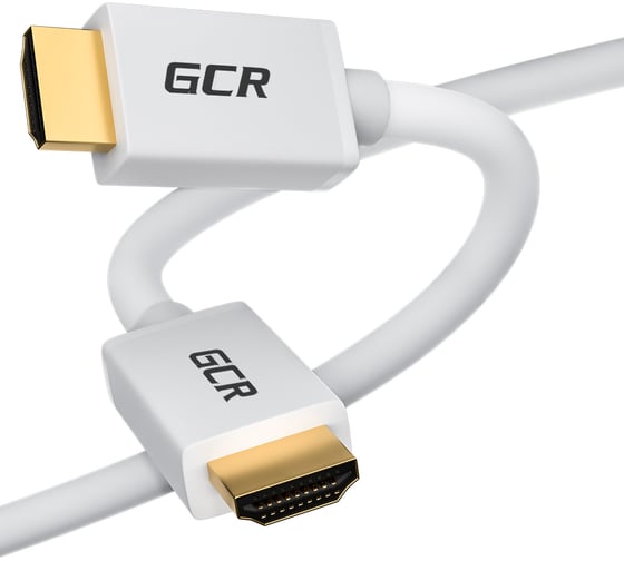 Кабель HDMI 2.0 GCR 1.5m белый 28-28 AWG 3 X экран VIVHMI761-1.5m