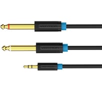 Кабель аудио VENTION Jack 3,5 mm M/2Jack 6,5 mm M - 2 м BACBH
