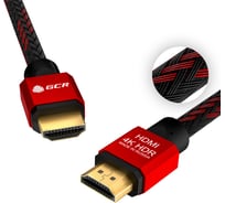 Кабель HDMI 2.0 GCR 3.0m BICOLOR нейлон AL корпус красный 28AWG VIV51I491