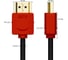 Кабель SLIM HDMI 2.0 GCR 1.5m красные коннекторы 32-32 AWG VIV51I214 3