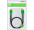 Кабель HDMI 2.0 GCR 0.5m зеленые коннекторы 28-28 AWG 3 X экран VIVHMI421-0.5m 3