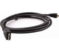Кабель Telecom, HDMI-19M --- MicroHDMI-19M ver 2.0+3D/Ethernet, 2m TCG206-2M