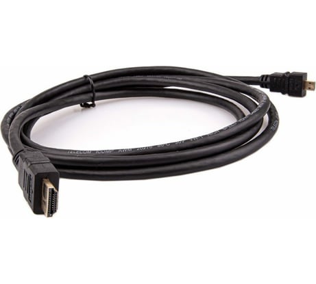 Кабель Telecom, HDMI-19M --- MicroHDMI-19M ver 2.0+3D/Ethernet, 2m TCG206-2M