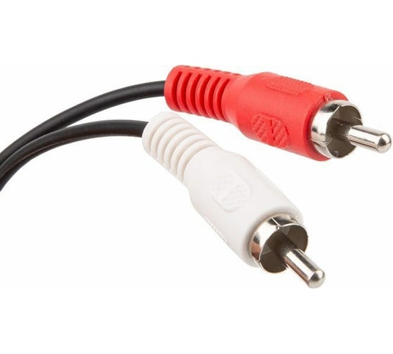 Соединительный кабель Telecom, 2xRCA M - 2xRCA M черный 1,5m TAV7158-1.5M