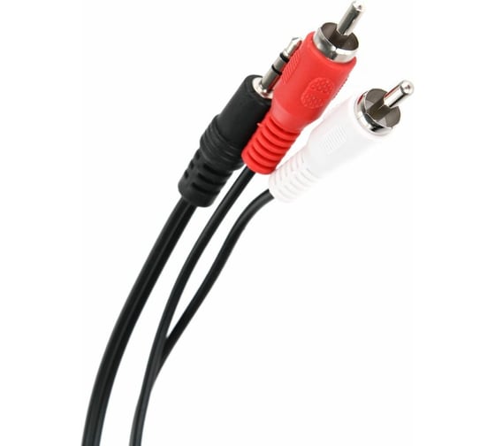 Соединительный кабель Telecom, 3.5 Jack M - 2xRCA M, стерео, аудио, 5м TAV7183-5M