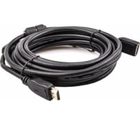 Удлинительный кабель Telecom, HDMI-19M---HDMI-19F ver 2.0, 5m TCG-200MF-5M