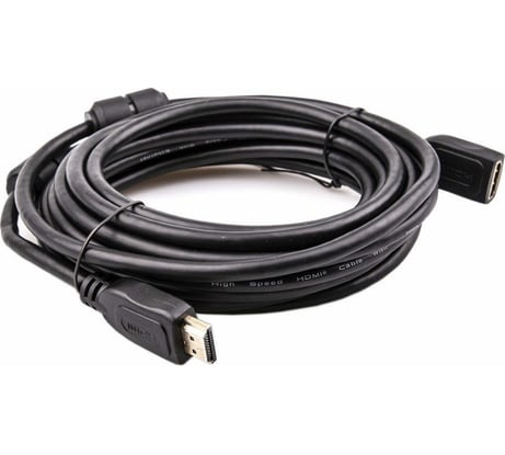 Удлинительный кабель Telecom, HDMI-19M---HDMI-19F ver 2.0, 5m TCG-200MF-5M