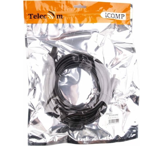 Удлинительный кабель Telecom, HDMI-19M---HDMI-19F ver 2.0, 5m TCG-200MF-5M