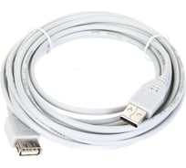 Удлинительный кабель Telecom, USB2.0 Am--Af 5,0 м TC6936-5M TC6936-5MO-GY