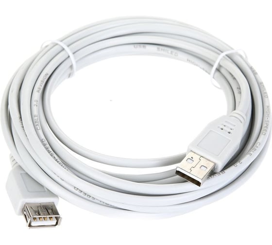 Удлинительный кабель Telecom, USB2.0 Am--Af 5,0 м TC6936-5M TC6936-5MO-GY