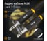 Аудио кабель GCR 0.25m jack 35mm-jack 35mm черный желтая окантовка M-M VIVAVIC1114-0.25m 2