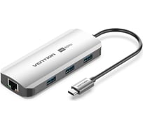 Мультифункциональный хаб VENTION USB Type C 6 в 1 TQHHB