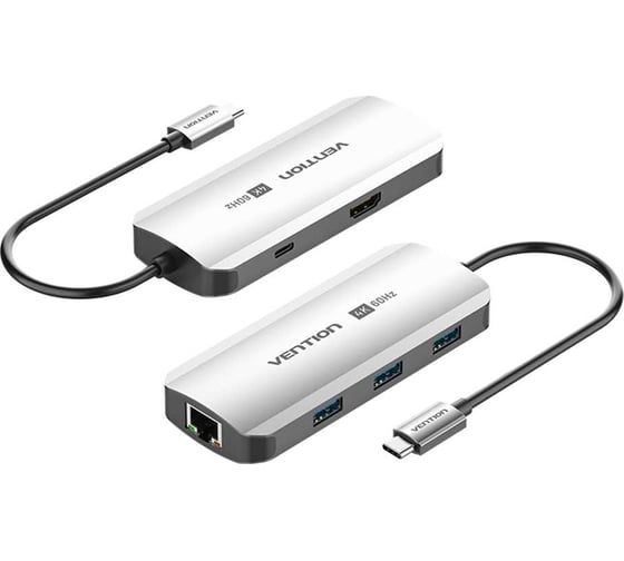 Мультифункциональный хаб VENTION USB Type C 6 в 1 TQHHB