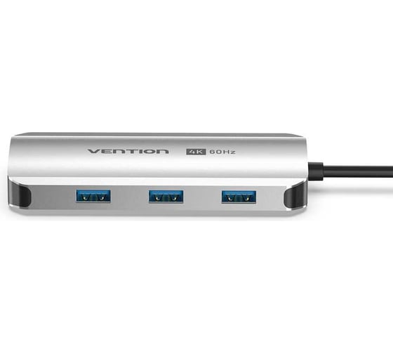 Мультифункциональный хаб VENTION USB Type C 6 в 1 TQHHB