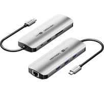 Мультифункциональный хаб VENTION USB Type C 8 в 1 TQKHB