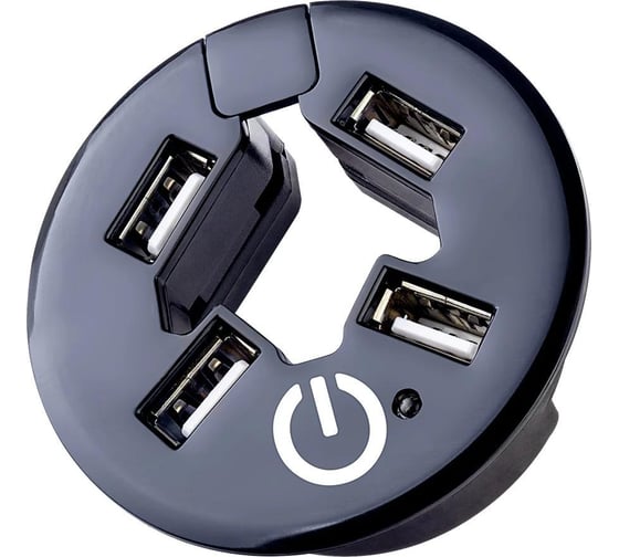 USB-HUB PERFEO 4 Port чёрный 30015344 1