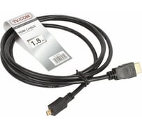 Кабель TV-COM HDMI to MicroHDMI ver1.4V+3D,1,8m CG583K-1.8M