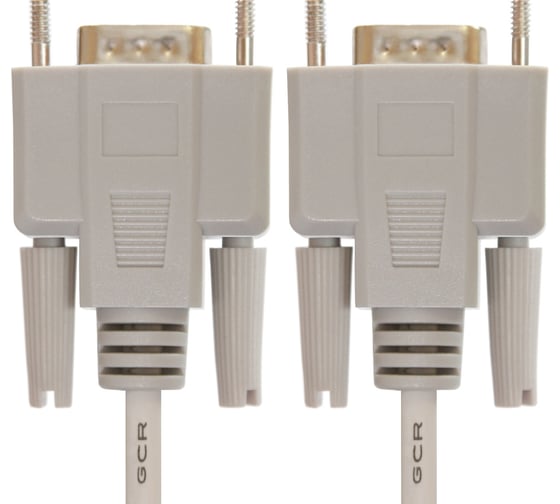 Кабель 0-модемный GCR 5.0m COM DB9-DB9 9M-9M серый 30 AWG VIVDBI902-5m