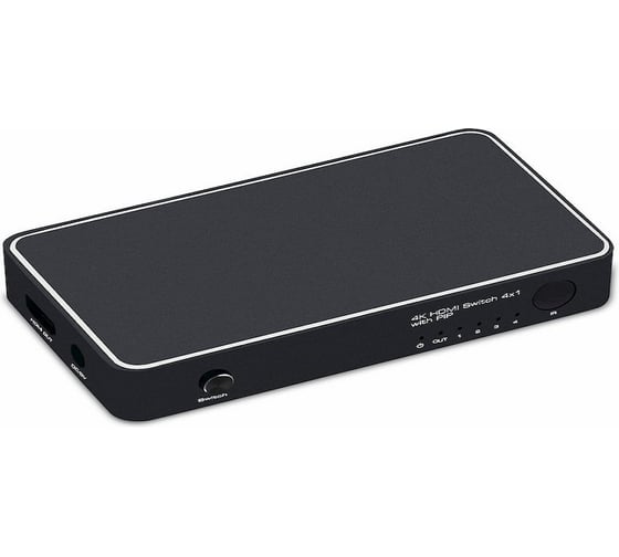 Переключатель HDMI GCR 3 x 1 Greenline Пульт ДУ PiP 3.5mm mini jack VIVv3I01F