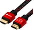 Кабель HDMI 2.0 GCR 0.5m BICOLOR нейлон AL корпус красный VIV51I488 1