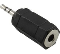 Переходник аудио GCR jack 2,5 mm-jack 3,5 mm M-F черный VIVAVIA06