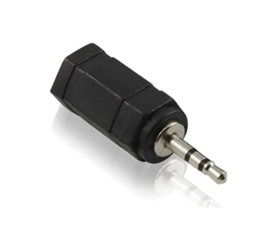 Переходник аудио GCR jack 2,5 mm-jack 3,5 mm M-F черный VIVAVIA06