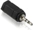 Переходник аудио GCR jack 2,5 mm-jack 3,5 mm M-F черный VIVAVIA06 2
