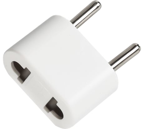 Адаптер-переходник на евро вилку Smartbuy белый, 10А, 250В SBE-10-S07-w