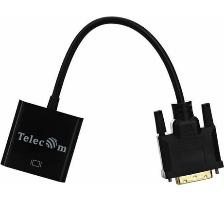 Кабель-переходник Telecom, DVI-D 25M - VGA 15F TA491
