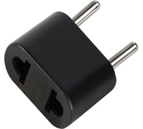 Адаптер-переходник на евро вилку Smartbuy черный, 10А, 250В SBE-10-S07-b