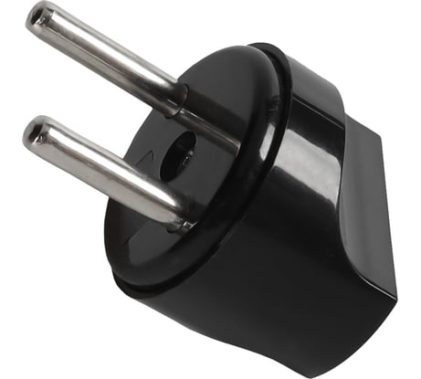 Адаптер-переходник на евро вилку Smartbuy черный, 16А, 250В SBE-16-S07-b