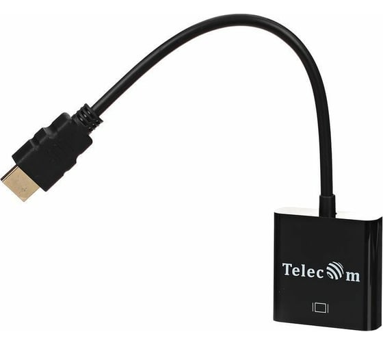Кабель-переходник Telecom, HDMI M - VGA F TA558