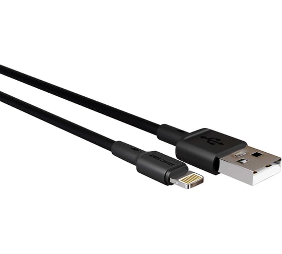 Дата-кабель More Choice USB 2.0A для Lightning 8-pin K19i TPE 3м Black K19i 3м Black 1